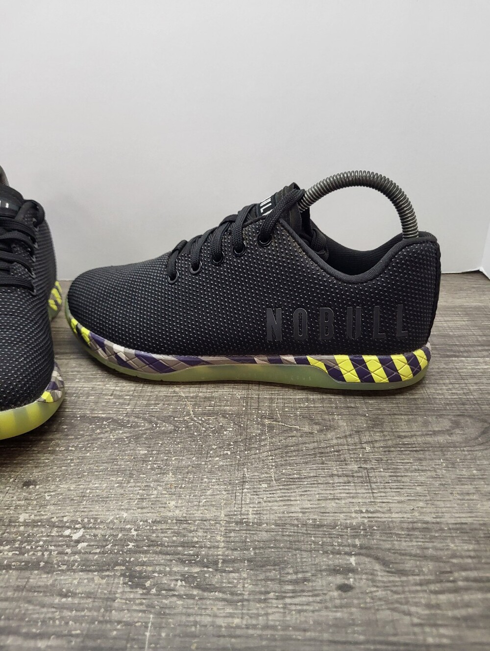 Nobull Trainer Shoes Black Yellow Impact Gym Workout Training Women’s Size 8 - Picture 2 of 10